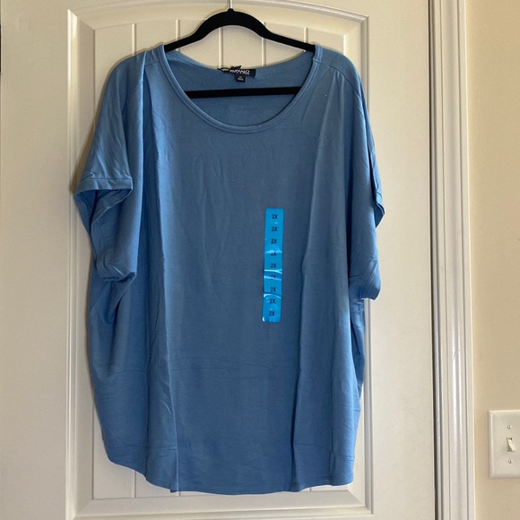 Buffalo David Bitton Tops - Buffalo David Bitton Short Sleeve Top Blue 2X NWT